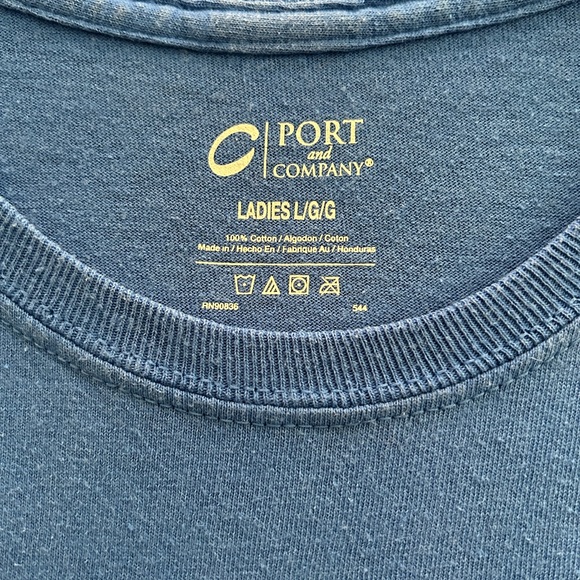 Be Weird Blue Tee Sloth Sock Monkey Hat Ladies Size L - Picture 4 of 4